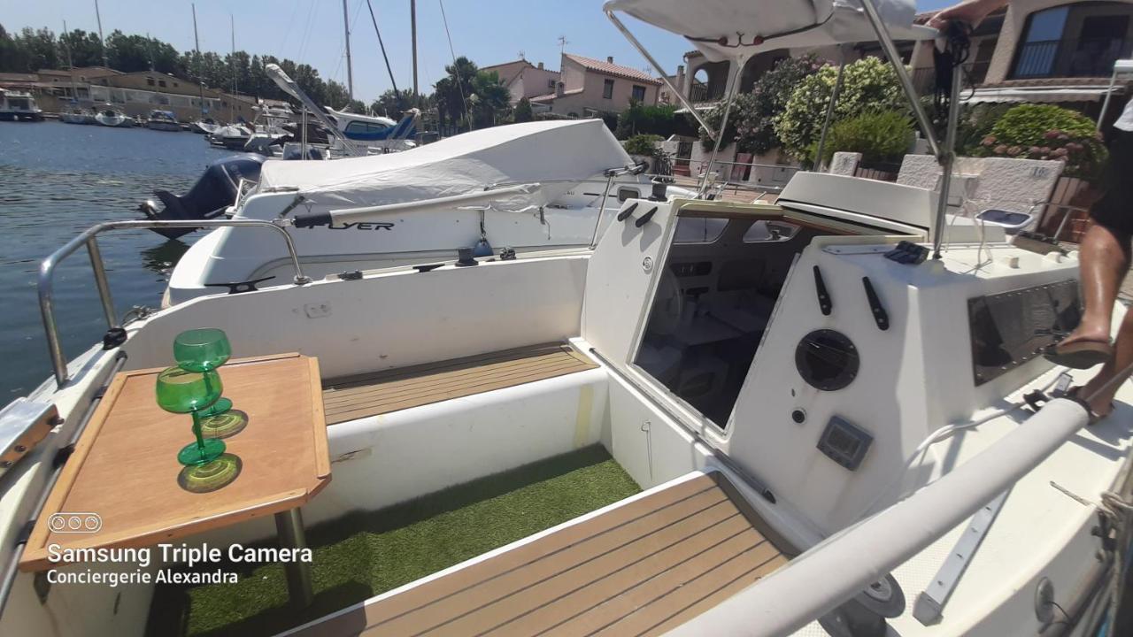 Nuit Insolite A Bord De L'Enata Un Voilier A Quai Sur La Marina De St Cyprien Saint-Cyprien  Exterior photo