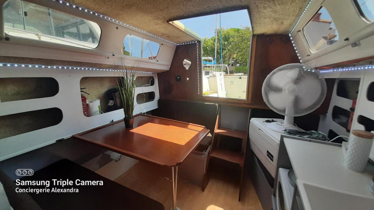 Nuit Insolite A Bord De L'Enata Un Voilier A Quai Sur La Marina De St Cyprien Saint-Cyprien  Exterior photo