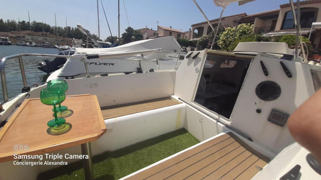Nuit Insolite A Bord De L'Enata Un Voilier A Quai Sur La Marina De St Cyprien Saint-Cyprien  Exterior photo