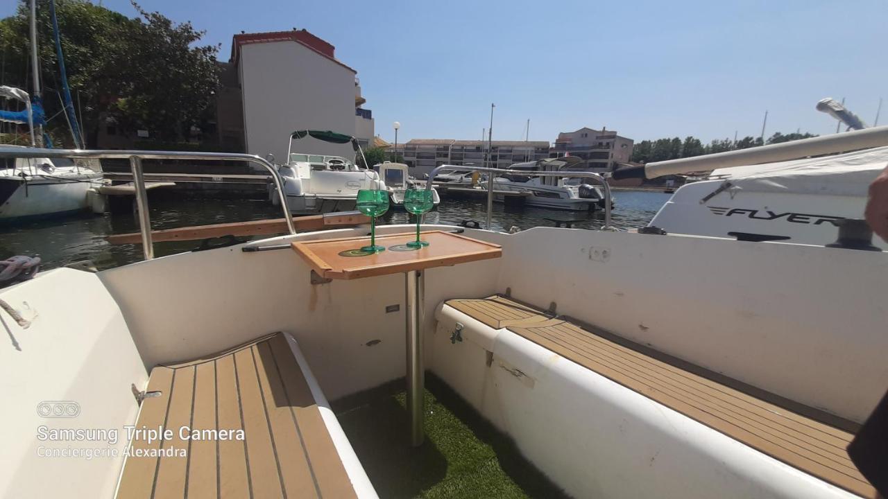 Nuit Insolite A Bord De L'Enata Un Voilier A Quai Sur La Marina De St Cyprien Saint-Cyprien  Exterior photo
